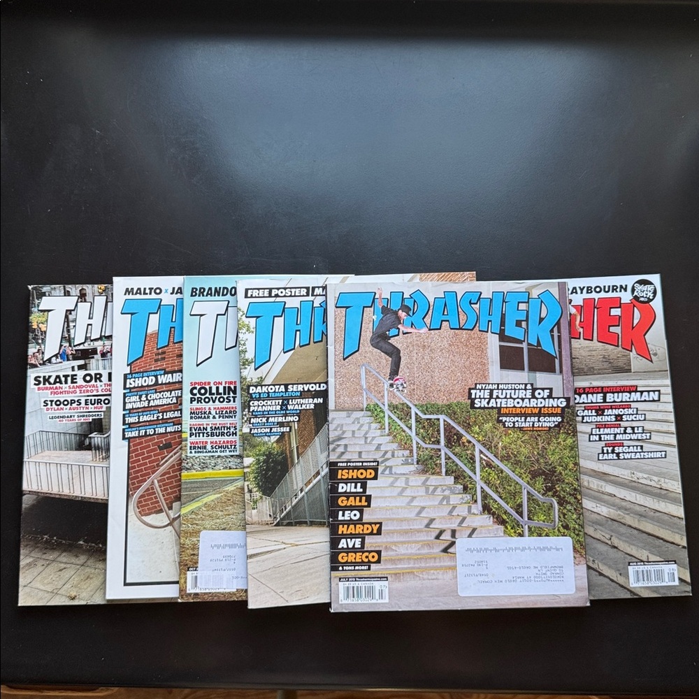 2013 JUL-DEC Thrasher Magazines